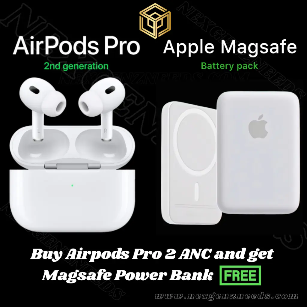 AIRPODS PRO 2 ANC + MAGSAFE + SILICONE AND LEATHER CASE 